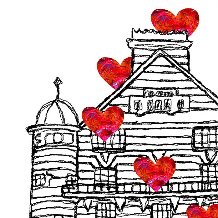 Personalised 30 James Street Hotel Wedding Venue Card, Liverpool, Anniversary Card, Albion House