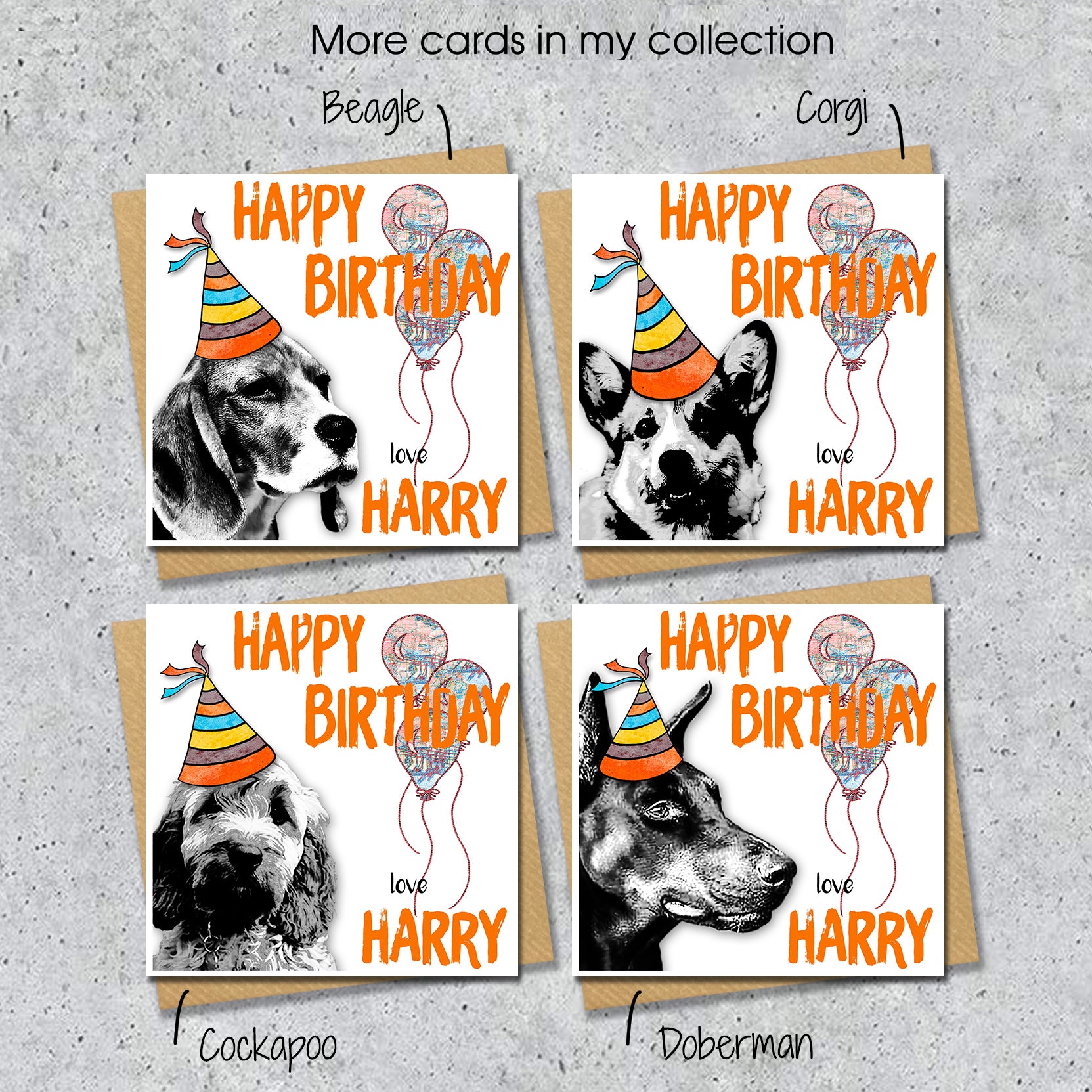 More cards in my dog breeds collection