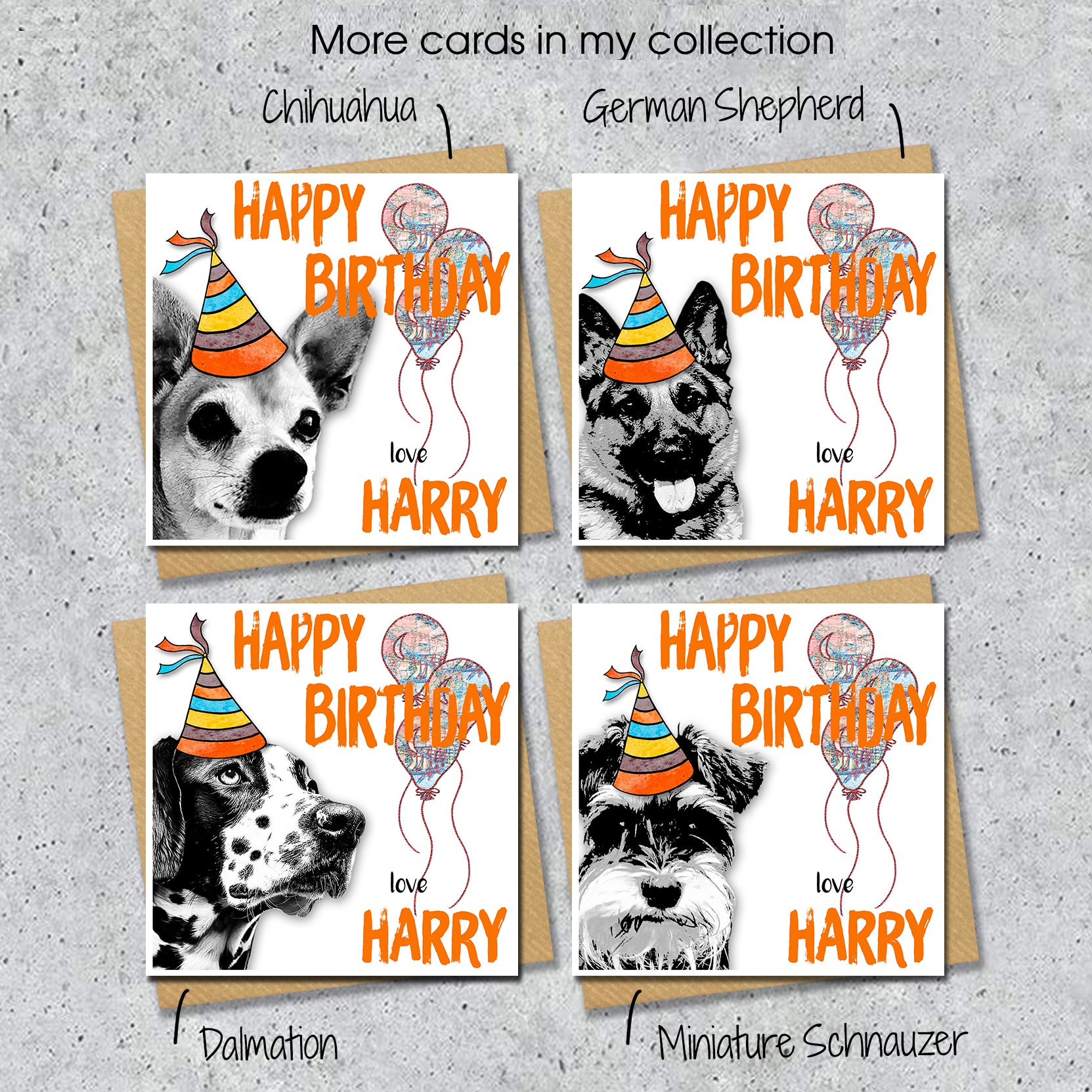 More cards in my dog breeds collection