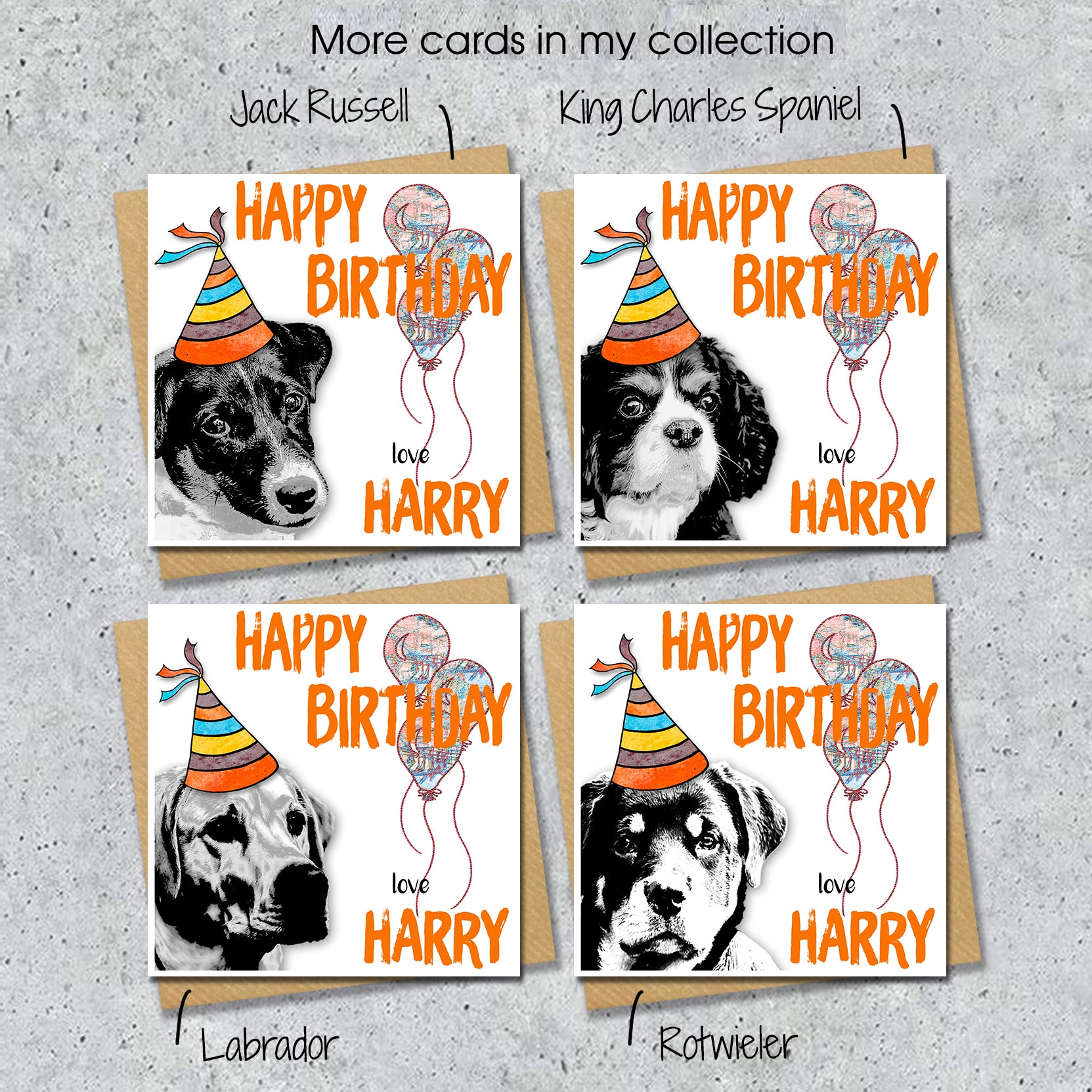 More cards in my dog breeds collection