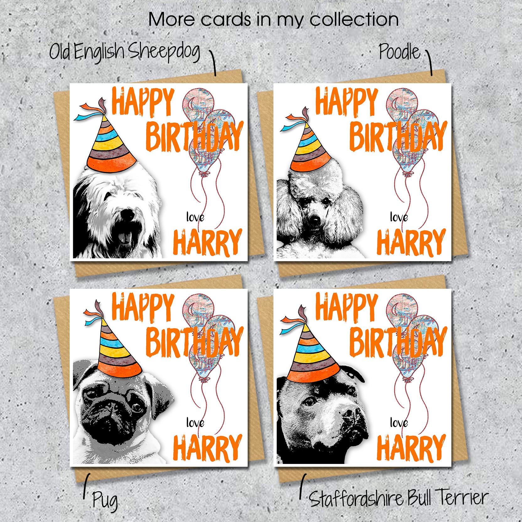 More cards in my dog breeds collection
