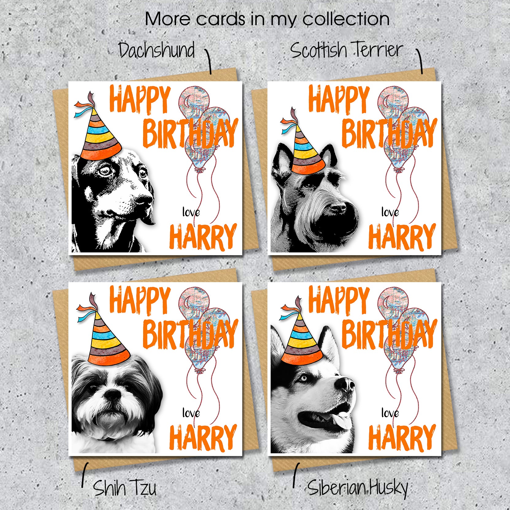 More cards in my dog breeds collection