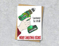 Personalised DIY Drill Christmas A5 Card, Handyman, Licence to Drill