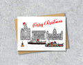 Liverpool Christmas A5 Card, Ferry Christmas