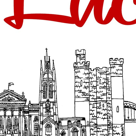 Newcastle University Congratulations Card, New Student, Good Luck, A5 Personalised Card