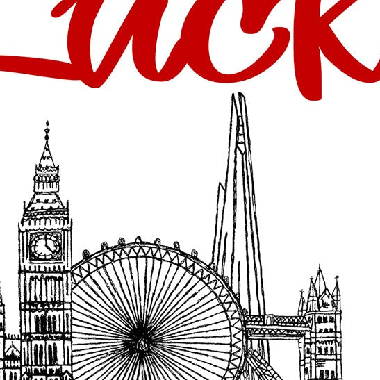 London University Congratulations Card, New Student, Good Luck, A5 Personalised Card