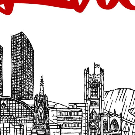 Manchester University Congratulations Card, New Student, Good Luck, A5 Personalised Card