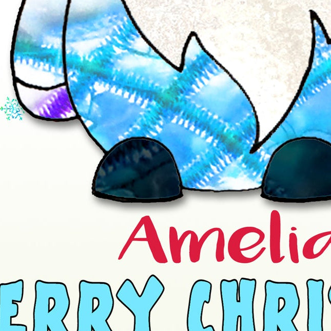 Gnome Christmas Card, A5 Personalised Greeting Card
