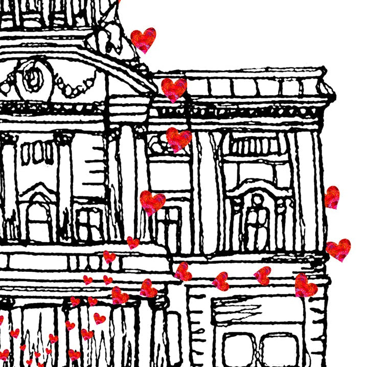 Personalised Hull City Hall Wedding Venue Card, Anniversary Card