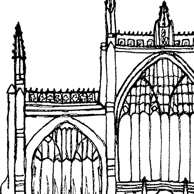 Personalised Hull Minster Wedding Venue Card, Anniversary Card
