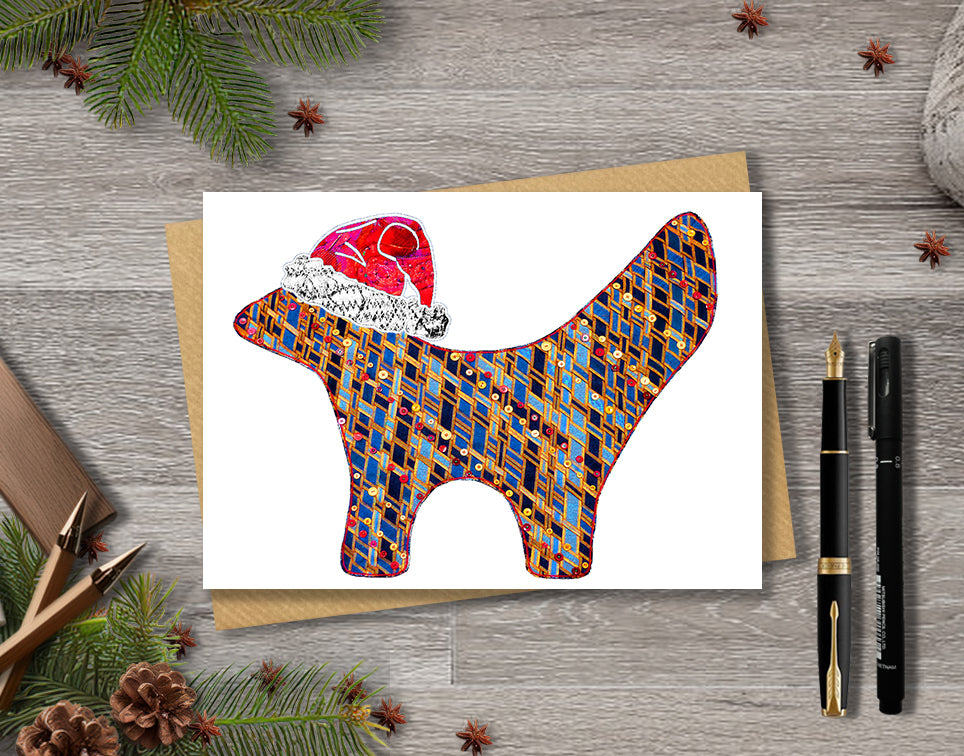 Liverpool Superlambanana Christmas A5 Card - Denim Lambanana Gift Card
