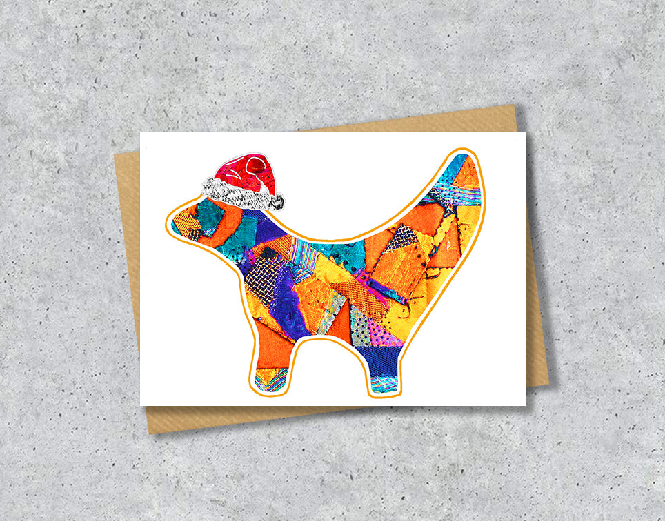 Liverpool Lambanana Christmas A5 Card, Yellow Superlambanana Gift Card