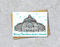 Personalised Liverpool Palm house Christmas A5 Card