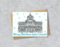 Personalised Liverpool Town Hall Christmas A5 Card