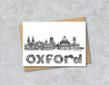 Oxford Skyline, Black and White A6 Card