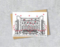 Personalised Liverpool Philharmonic Hall Wedding Venue Card, Anniversary Card