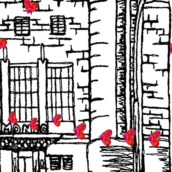 Personalised Liverpool Philharmonic Hall Wedding Venue Card, Anniversary Card