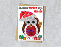 Robin Christmas Card, A5 Personalised Greeting Card