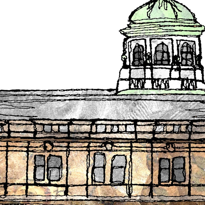 Personalised Sheldonian Theatre Wedding Venue Card, Oxford, Anniversary Card
