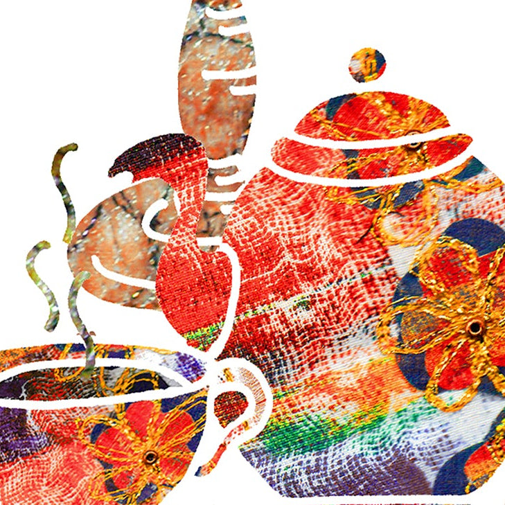 A5 High Tea lovers Birthday Personalised Card, Mother's Day Card