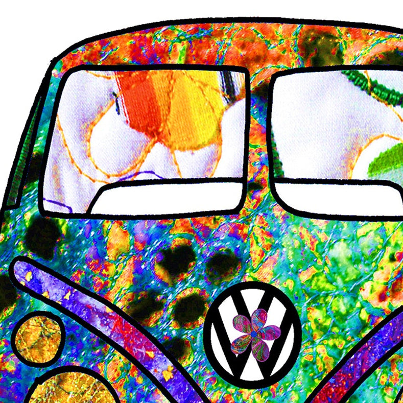 A5 Campervan Birthday Personalised Card, Mother's Day, Retro Lovers