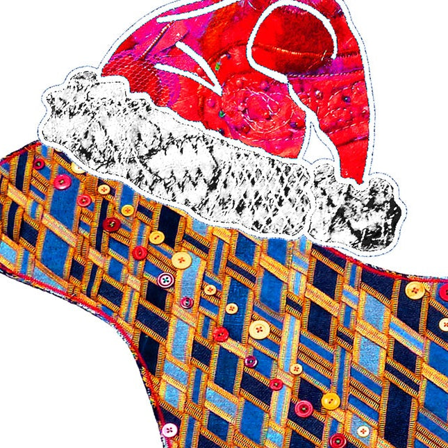 Liverpool Superlambanana Christmas A5 Card - Denim Lambanana Gift Card