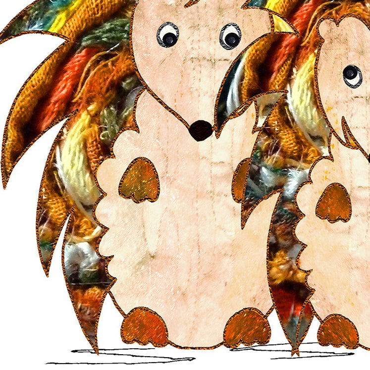 A5 Hedgehog Birthday Personalised Card, Valentines Day Card, Sending Hedgehugs