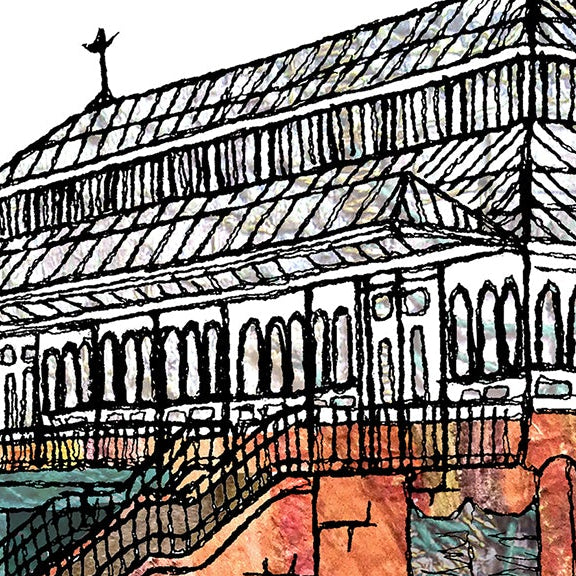 Personalised Isla Gladstone Conservatory Wedding Venue Card, Anniversary Card, Stanley Park Liverpool