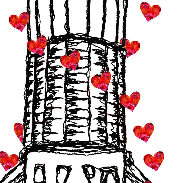Personalised Liverpool Metropolitan Cathedral Wedding Venue Card, Paddy's Wigwam, Anniversary Card