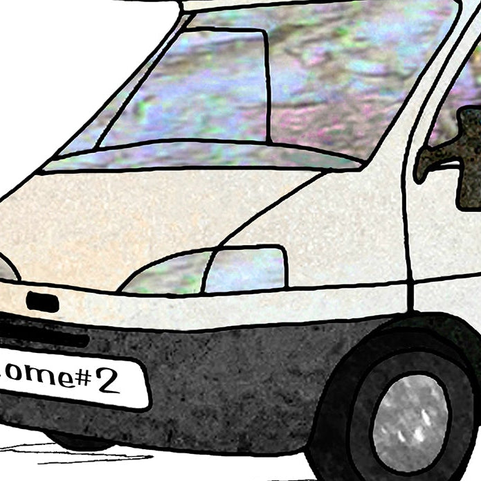 Motorhome Personalised A5 Card
