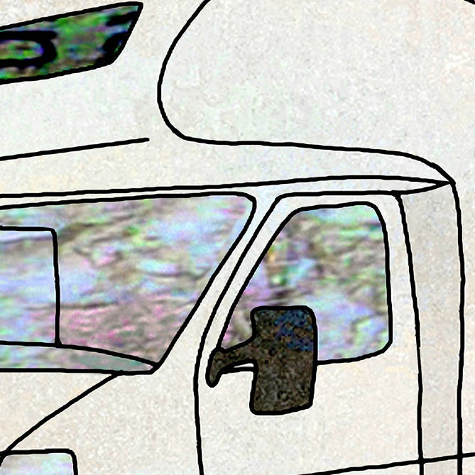 Motorhome Personalised A5 Card