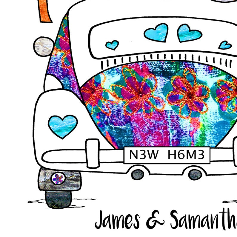 A5 New Home Personalised Card, Housewarming Greeting Card