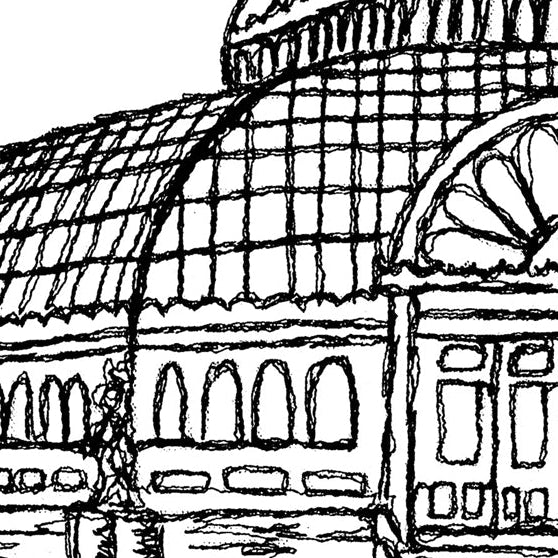 Personalised Liverpool Palm House Wedding Venue Card, Anniversary Card, Sefton Park