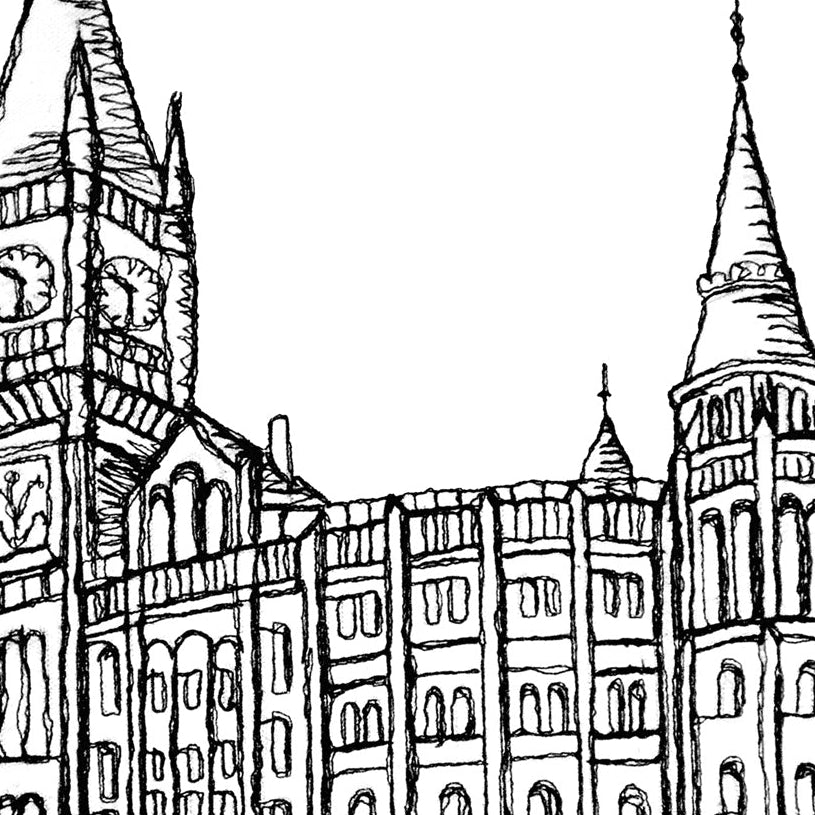 Personalised Victoria Gallery & Museum Wedding Venue Card, Liverpool, Anniversary Card, VGM