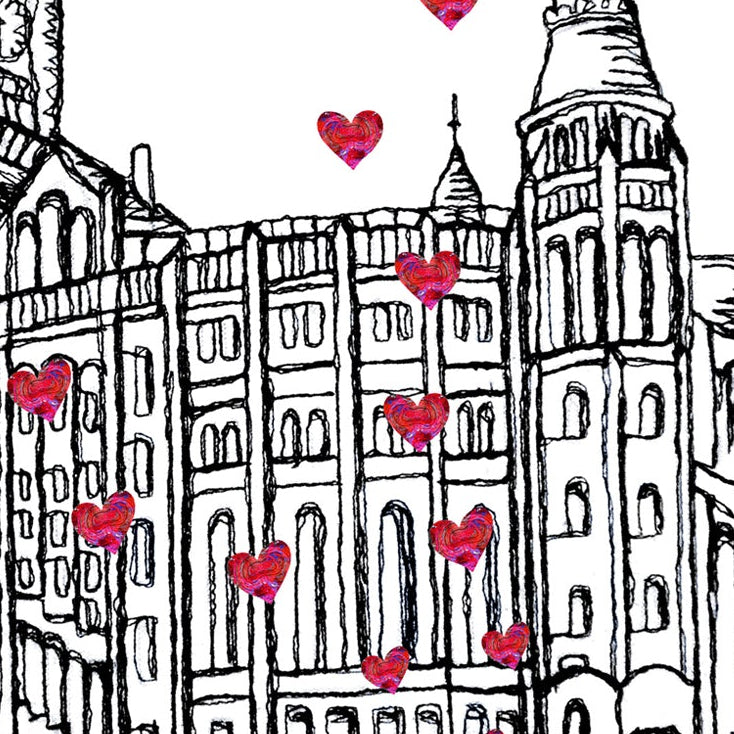 Personalised Victoria Gallery & Museum Wedding Venue Card, Liverpool, Anniversary Card, VGM